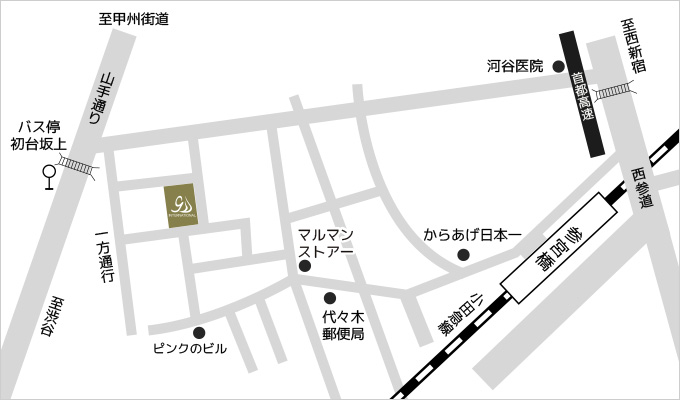 map yoyogi